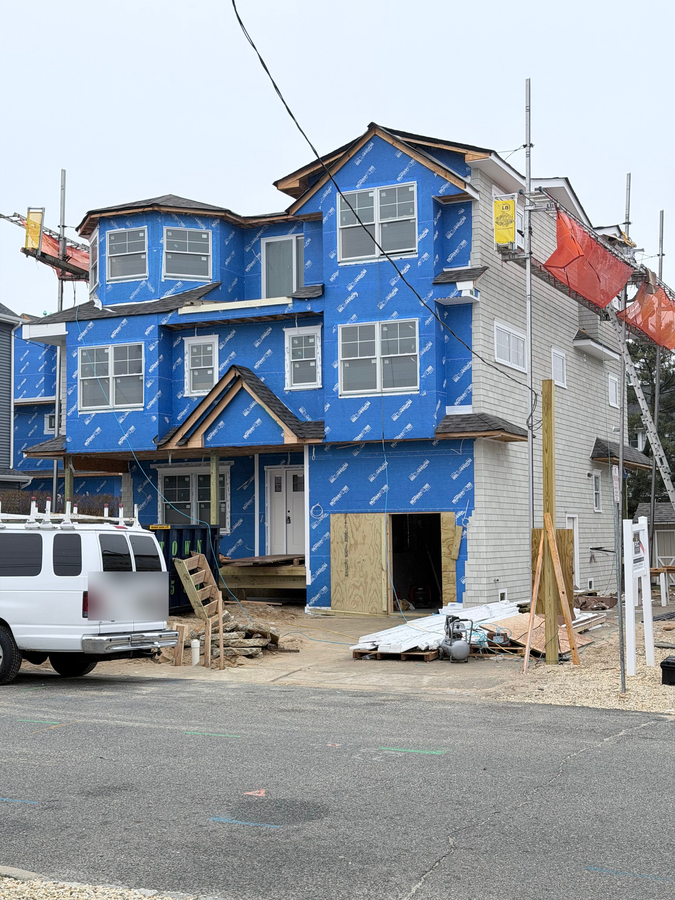Wrapped and ready for siding