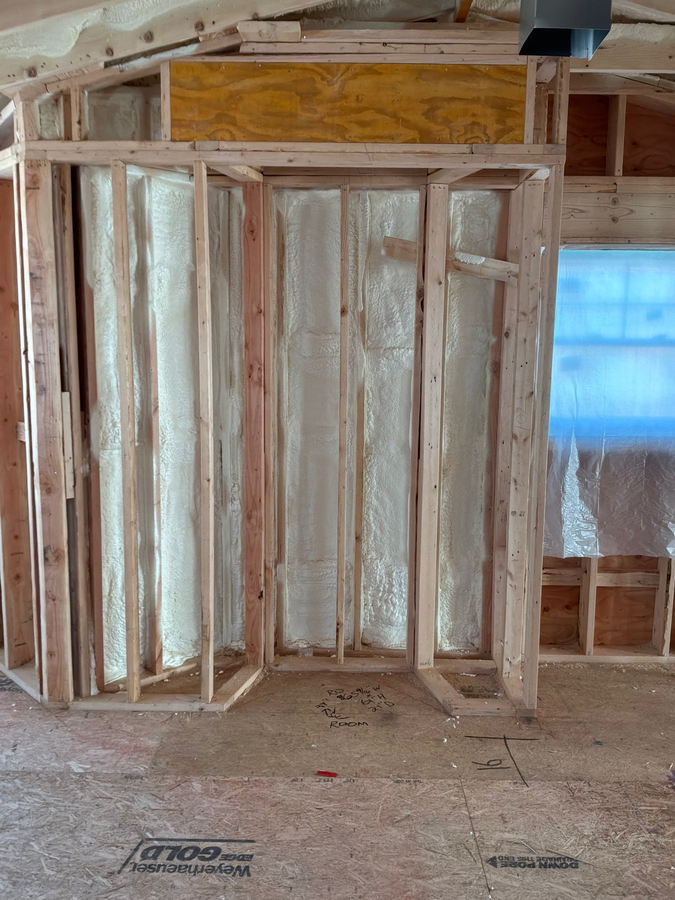 Insulated wall framing