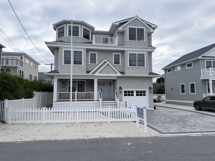 The finished home from the street