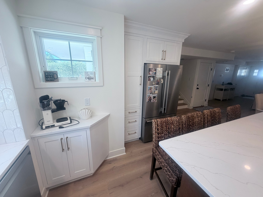Kitchen counters and windows