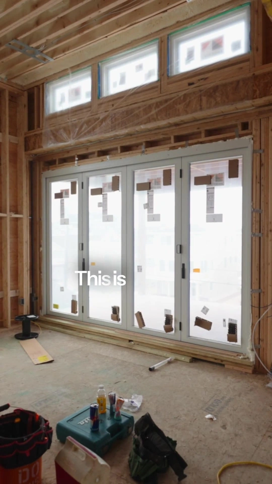 A Shore Builders home taking shape during construction